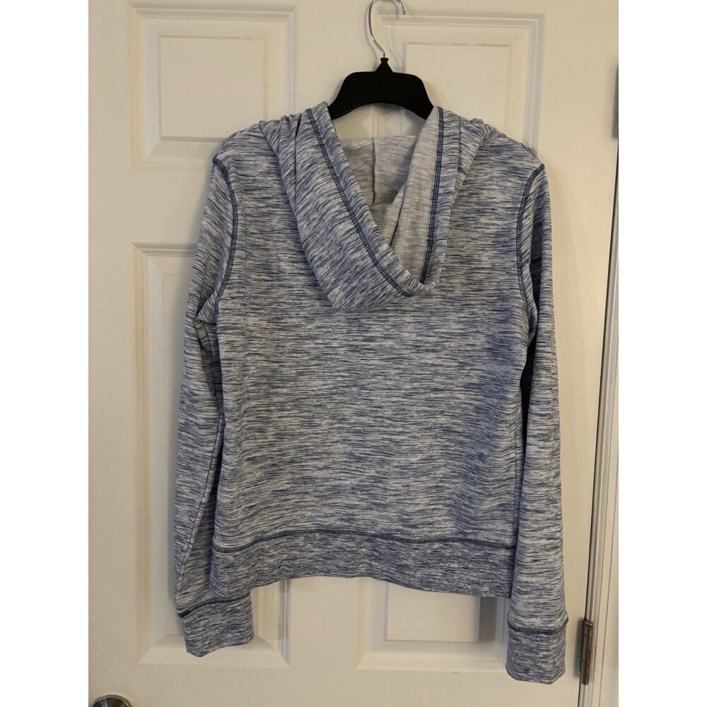 Women’s MLB Toronto Blue Jays Zip Front Hoodie Blue Heather Size Medium EUC - Picture 4 of 5